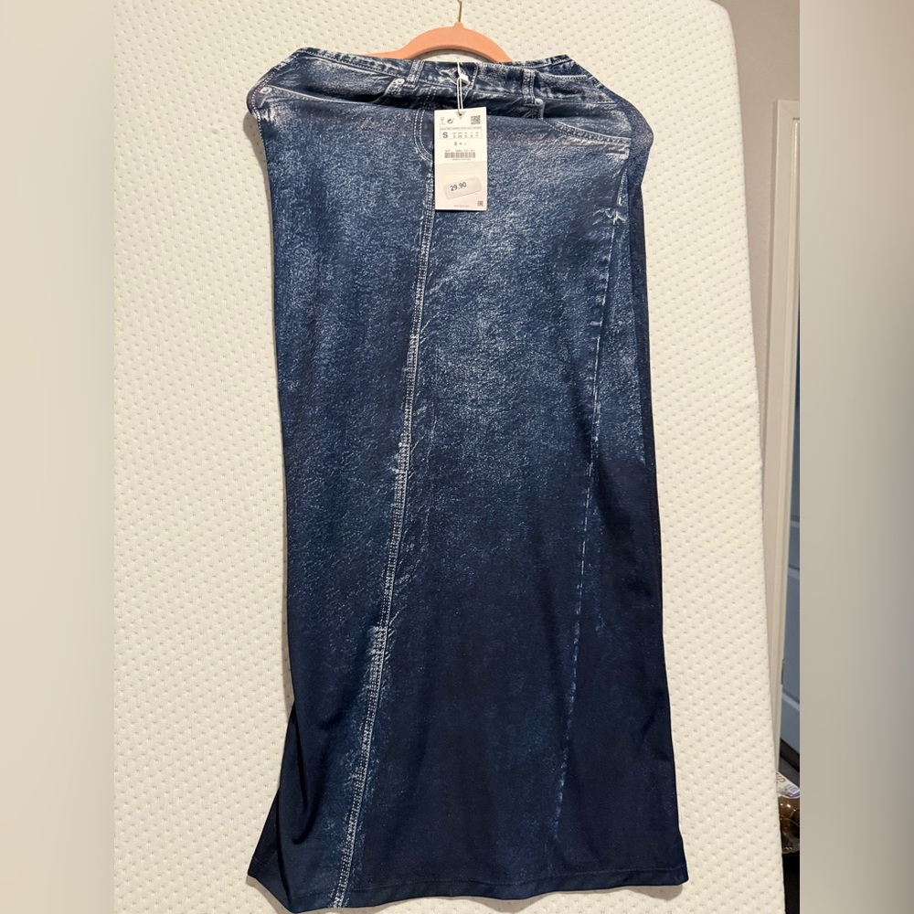 Stylish Blue Denim Skirt